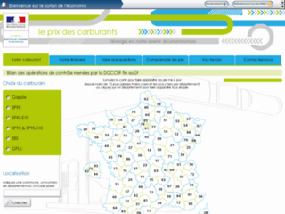 Détails : Le site du prix des carburants