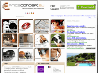Détails : Priceconcept.eu - Comparateur de prix Européen